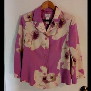 Emma James Lavender Floral Coat